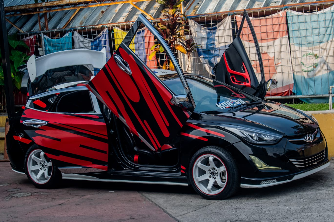 Exhibición de autos modificados